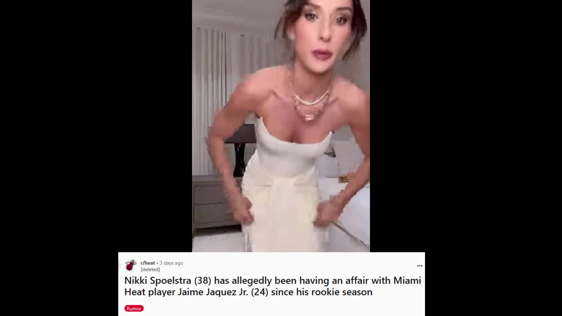 姐姐的魅力？有傳言小海梅正與斯波前妻尼基保持地下情