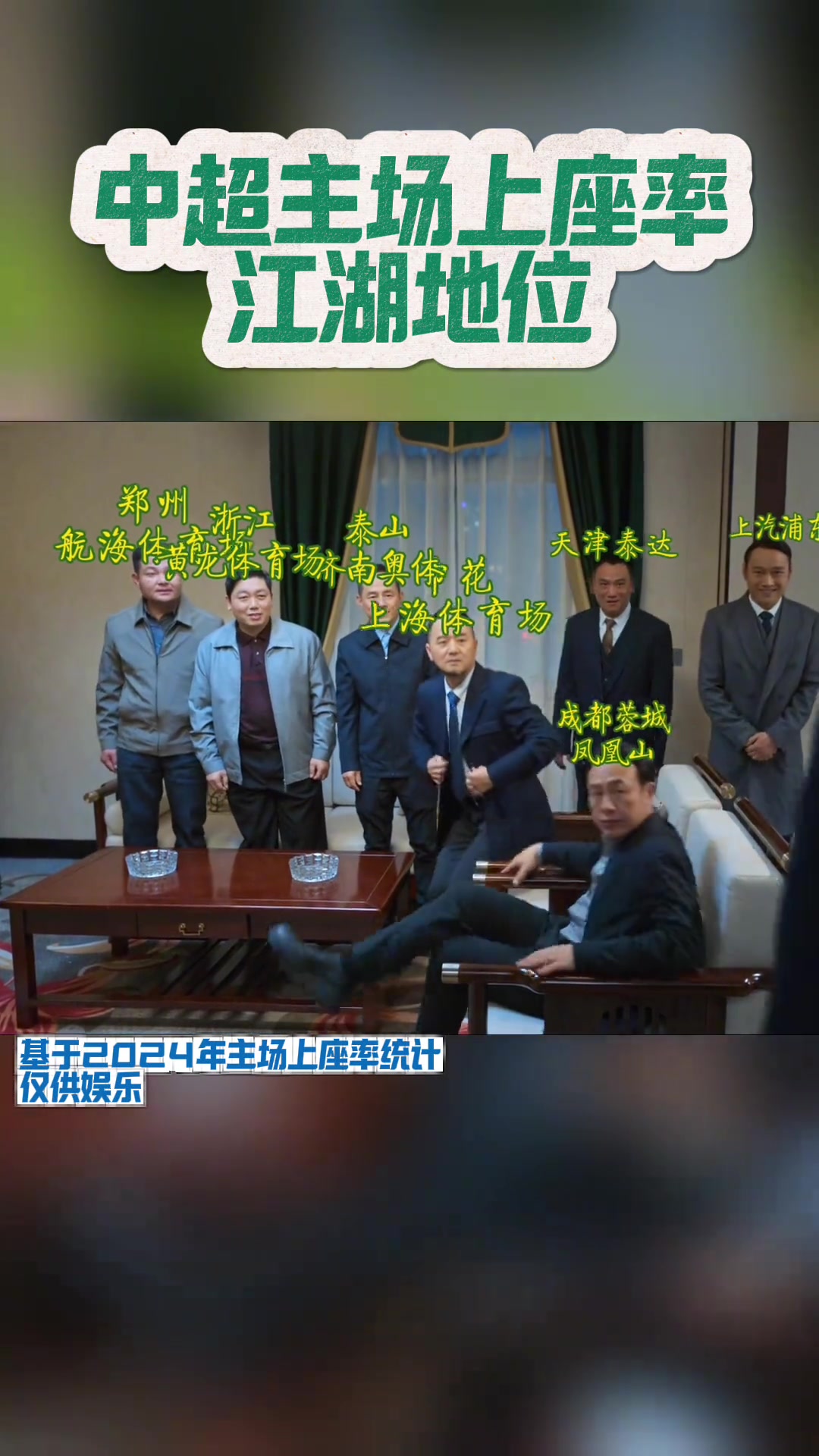 網友整活：論中超主場球迷觀眾人數，誰是大哥？