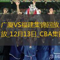 12月13日CBA常規賽廣廈-福建精彩鏡頭