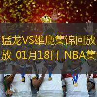 01月18日NBA常規賽猛龍-雄鹿精彩鏡頭