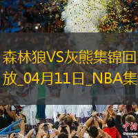 04月11日NBA常規賽森林狼-灰熊精彩鏡頭